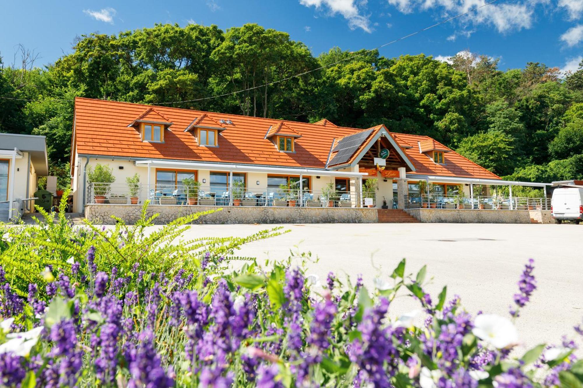 Lepke Apartmanhaz Es Etterem Tihany Exterior foto